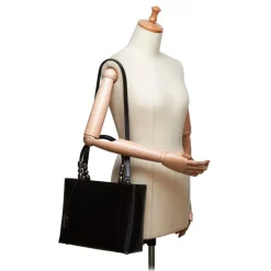 Dior Vintage - Malice Leather Satchel Bag - Black - Leather Handbag - Luxury High Quality - Avvenice