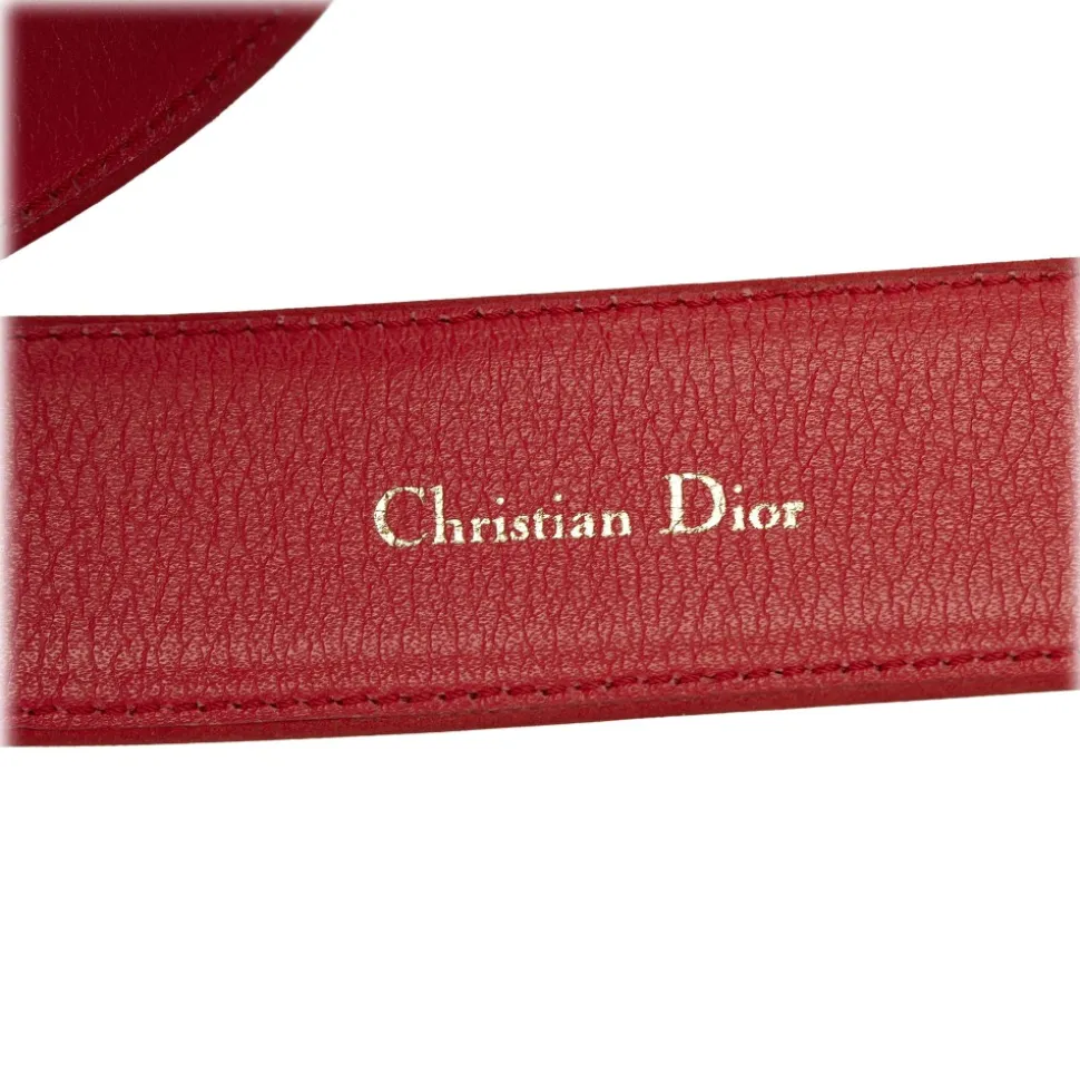 Dior Vintage - Nubuck Leather Belt - Red - Nubuck Leather Belt - Luxury High Quality - Avvenice