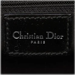 Dior Vintage - Nylon Handbag Bag - Black - Leather and Canvas Handbag - Luxury High Quality - Avvenice