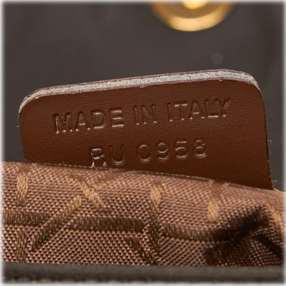 Dior Vintage - Nylon Malice Pearl Shoulder Bag - Black - Leather and Canvas Handbag - Luxury High Quality - Avvenice