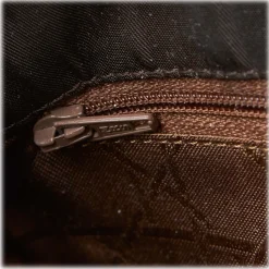 Dior Vintage - Nylon Malice Pearl Shoulder Bag - Black - Leather and Canvas Handbag - Luxury High Quality - Avvenice