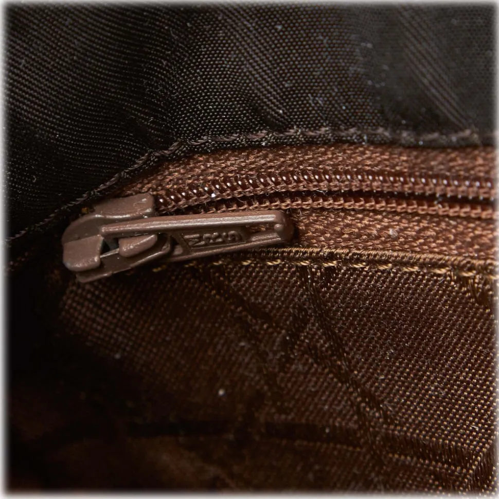 Dior Vintage - Nylon Malice Pearl Shoulder Bag - Black - Leather and Canvas Handbag - Luxury High Quality - Avvenice