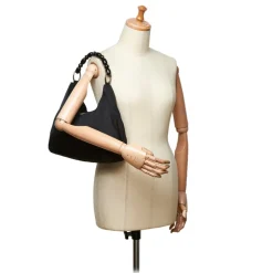 Dior Vintage - Nylon Malice Pearl Shoulder Bag - Black - Leather Handbag - Luxury High Quality - Avvenice