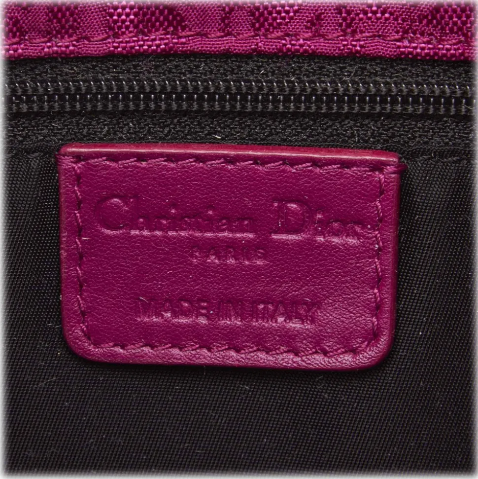 Dior Vintage - Oblique Canvas Shoulder Bag - Pink - Leather Handbag - Luxury High Quality - Avvenice