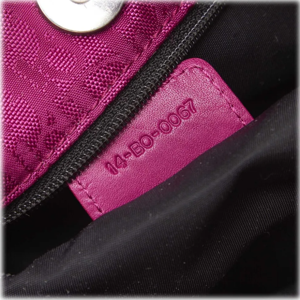 Dior Vintage - Oblique Canvas Shoulder Bag - Pink - Leather Handbag - Luxury High Quality - Avvenice