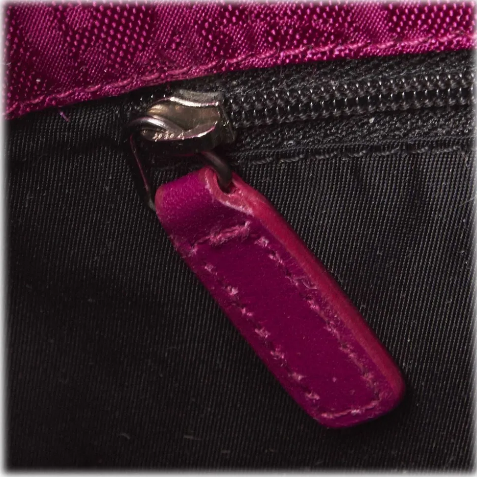 Dior Vintage - Oblique Canvas Shoulder Bag - Pink - Leather Handbag - Luxury High Quality - Avvenice