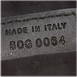 Dior Vintage - Oblique Canvas Boston Bag - Black Grey - Leather and Canvas Handbag - Luxury High Quality - Avvenice