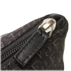 Dior Vintage - Oblique Canvas Handbag Bag - Black - Leather and Canvas Handbag - Luxury High Quality - Avvenice