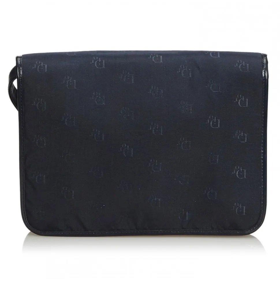 Dior Vintage - Oblique Canvas Crossbody Bag - Black - Leather Handbag - Luxury High Quality - Avvenice