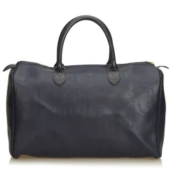 Dior Vintage - Oblique Duffle Bag - Black - Leather Handbag - Luxury High Quality - Avvenice