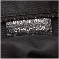 Dior Vintage - Oblique Floral Jacquard Handbag Bag - Black - Leather and Canvas Handbag - Luxury High Quality - Avvenice