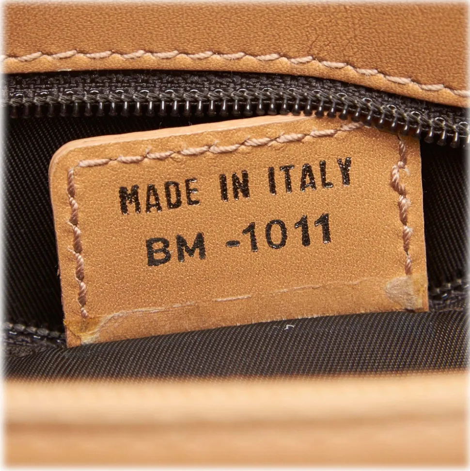 Dior Vintage - Oblique Jacquard Handbag Bag - Brown - Leather Handbag - Luxury High Quality - Avvenice