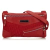 Dior Vintage - Oblique Jacquard Shoulder Bag - Red - Leather and Canvas Handbag - Luxury High Quality - Avvenice