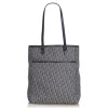 Dior Vintage - Oblique Jacquard Tote Bag - Blue Navy - Leather and Canvas Handbag - Luxury High Quality - Avvenice