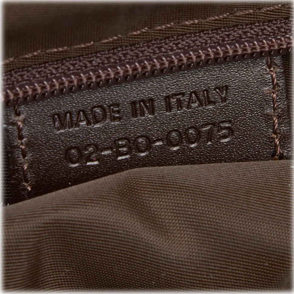 Dior Vintage - Oblique Romantique Handbag Bag - Brown - Leather Handbag - Luxury High Quality - Avvenice