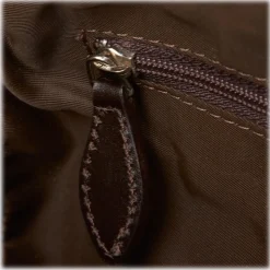 Dior Vintage - Oblique Romantique Handbag Bag - Brown - Leather Handbag - Luxury High Quality - Avvenice