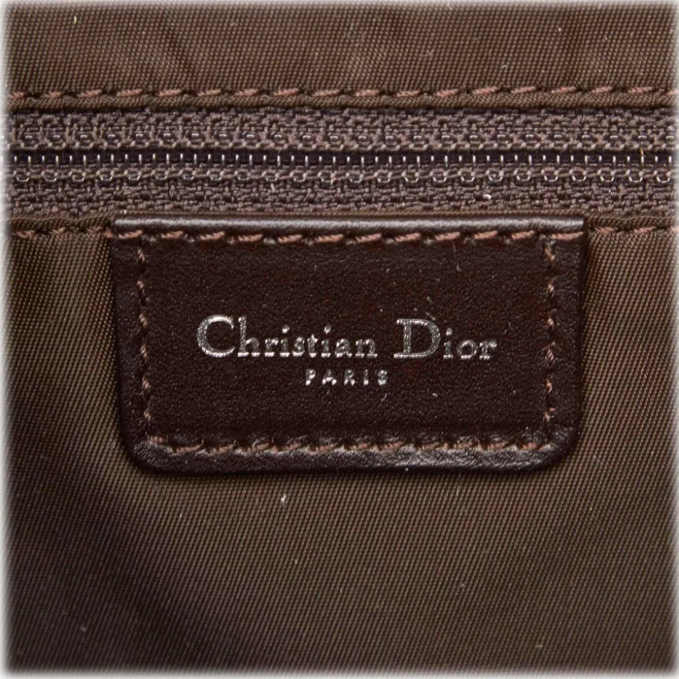 Dior Vintage - Oblique Romantique Handbag Bag - Brown - Leather Handbag - Luxury High Quality - Avvenice