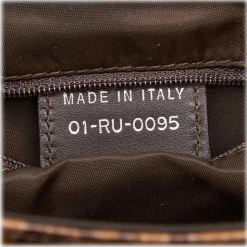 Dior Vintage - Oblique Romantique Handbag Bag - Brown - Leather Handbag - Luxury High Quality - Avvenice