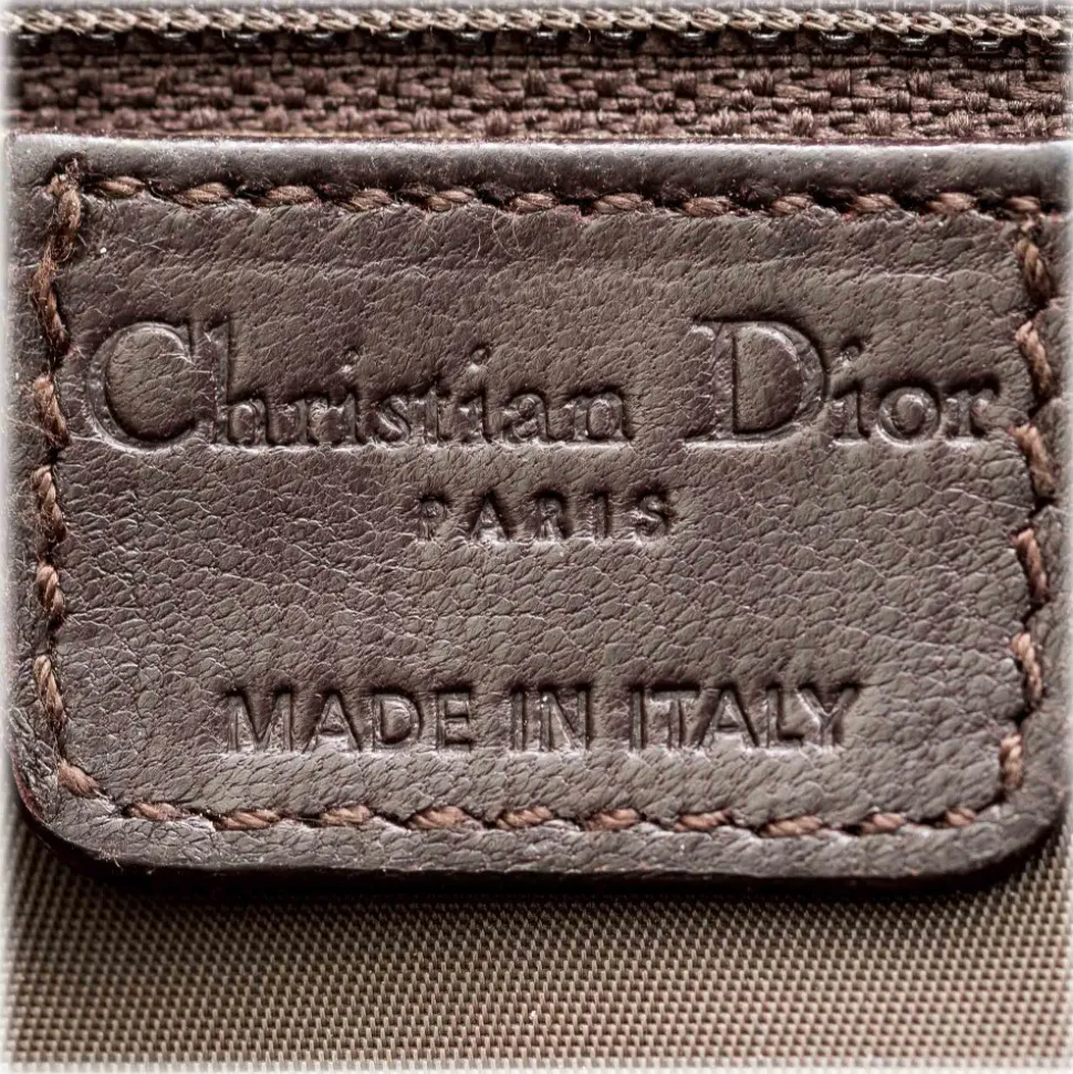 Dior Vintage - Oblique Romantique Shoulder Bag - Brown - Leather Handbag - Luxury High Quality - Avvenice