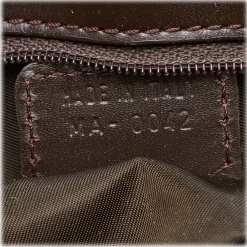 Dior Vintage - Oblique Shoulder Bag - Brown - Leather and Canvas Handbag - Luxury High Quality - Avvenice