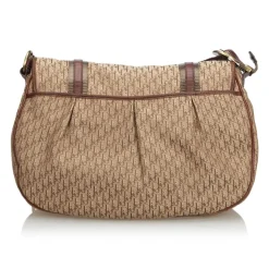 Dior Vintage - Oblique Shoulder Bag - Brown Beige - Leather Handbag - Luxury High Quality - Avvenice