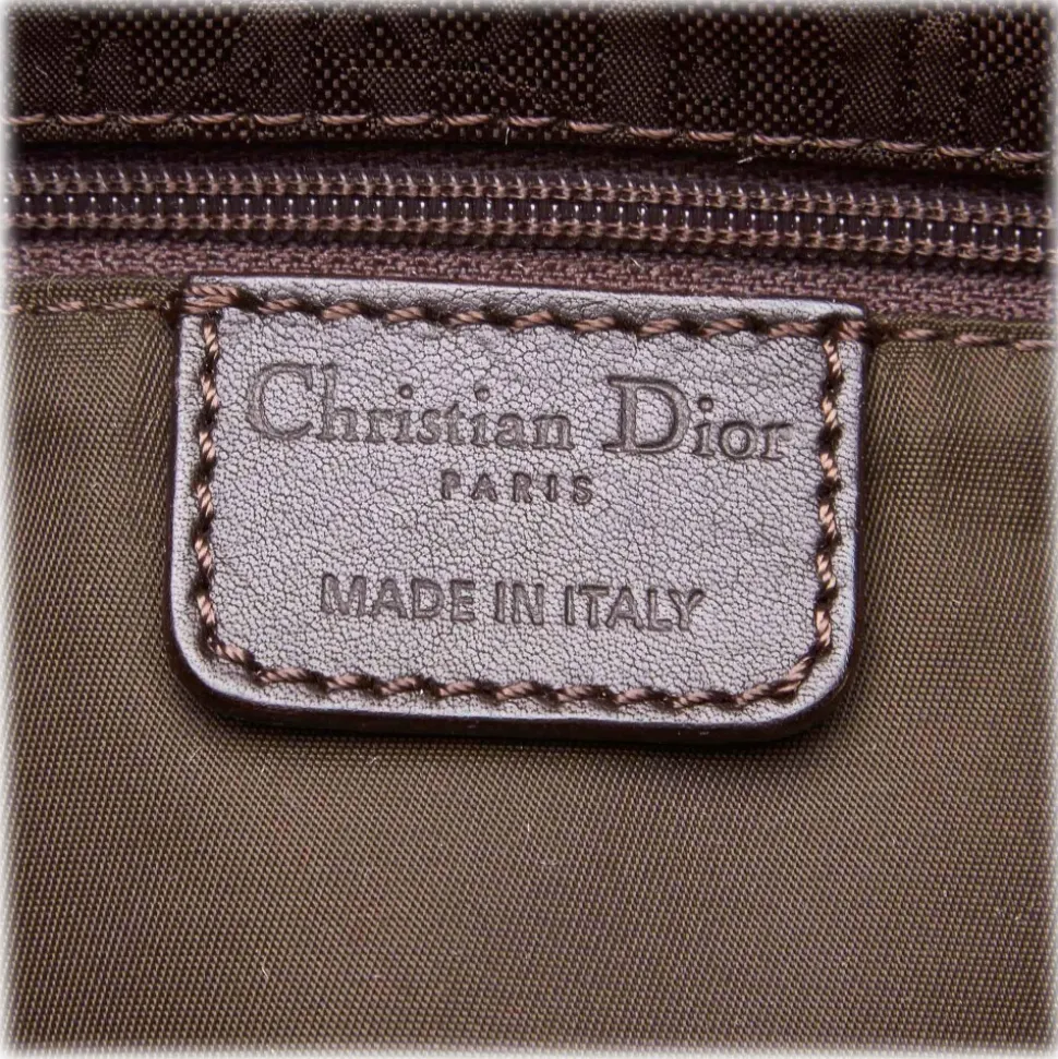 Dior Vintage - Oblique Tote Bag - Brown - Leather Handbag - Luxury High Quality - Avvenice