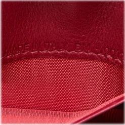Dior Vintage - Oblique Trotter Card Holder - Red - Leather Wallet - Luxury High Quality - Avvenice