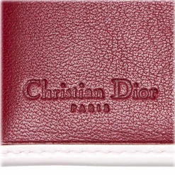Dior Vintage - Oblique Trotter Card Holder - Red - Leather Wallet - Luxury High Quality - Avvenice