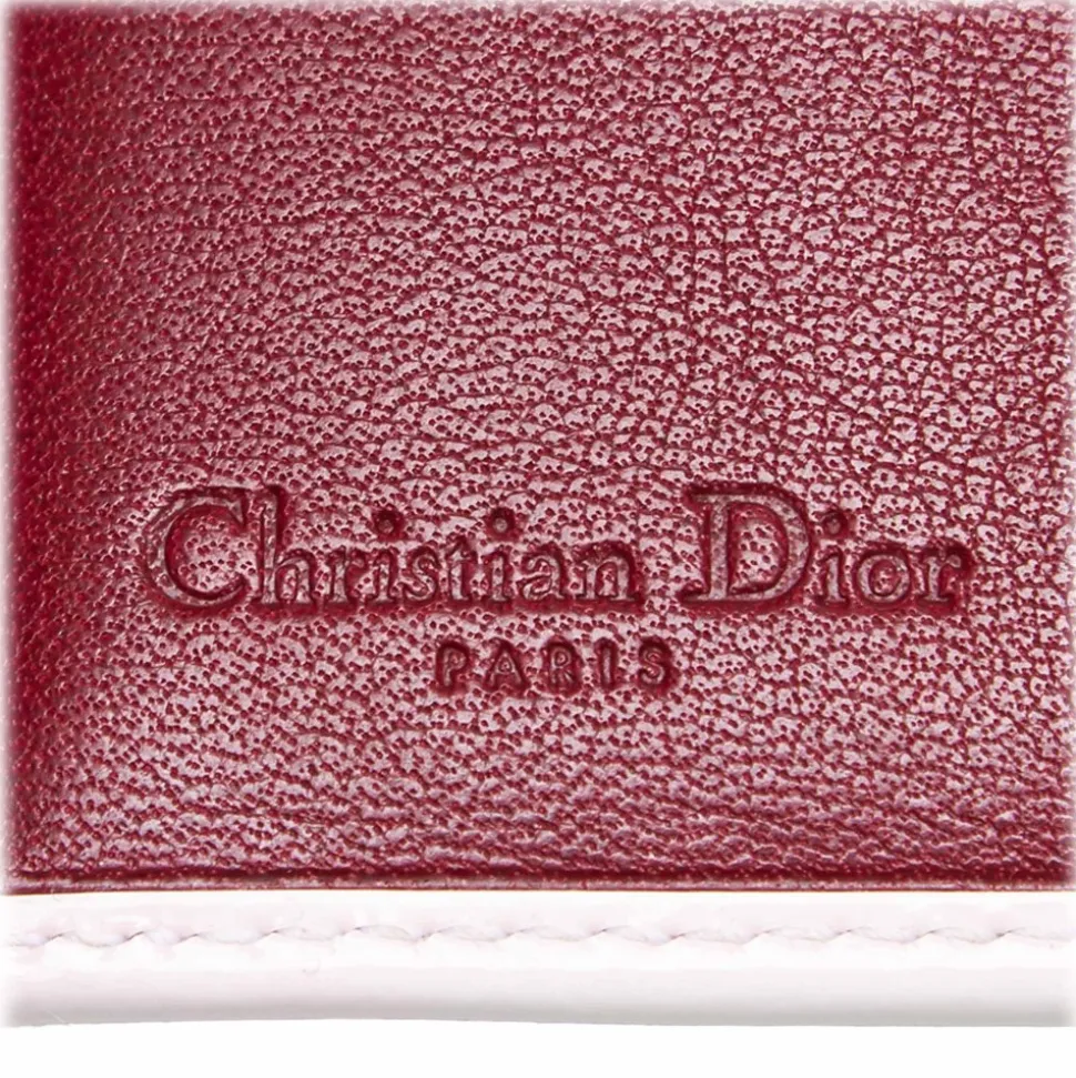 Dior Vintage - Oblique Trotter Card Holder - Red - Leather Wallet - Luxury High Quality - Avvenice