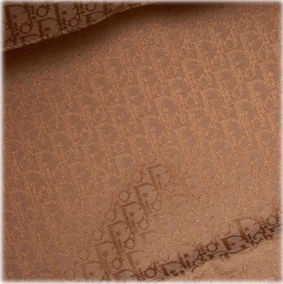 Dior Vintage - Printed Canvas Shoulder Bag - Pink White Ivory - Leather and Canvas Handbag - Luxury High Quality - Avvenice