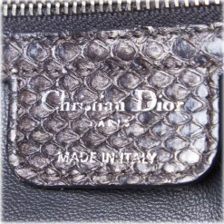 Dior Vintage - Python Demi Lune Bag - Grey - Leather Handbag - Luxury High Quality - Avvenice