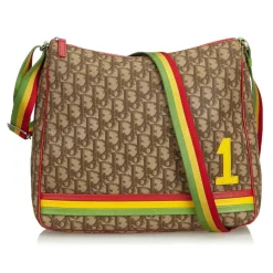 Dior Vintage - Rasta Oblique Crossbody Bag - Brown Beige - Leather Handbag - Luxury High Quality - Avvenice