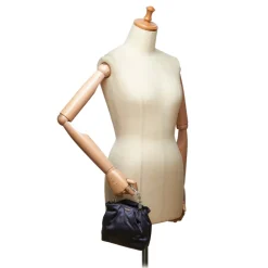 Dior Vintage - Satin Malice Handbag Bag - Black - Leather Handbag - Luxury High Quality - Avvenice