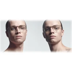 DITA - Schema-Two - Antique Silver Crystal Clear - DTX131-49 - Optical Glasses - DITA Eyewear - Avvenice
