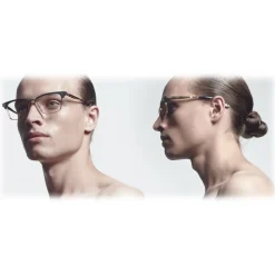 DITA - Statesman-Six - Matte Black White Gold - DTX132 - Optical Glasses - DITA Eyewear - Avvenice