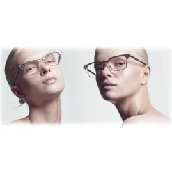 DITA - Statesman-Six - Matte Black White Gold - DTX132 - Optical Glasses - DITA Eyewear - Avvenice