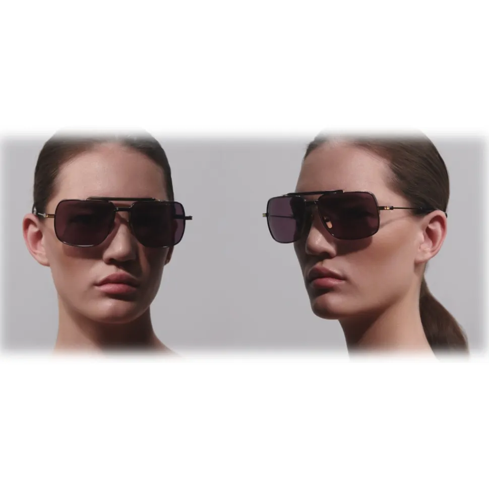 DITA - Symeta - Type 403 - Black Yellow Gold - DTS126 - Sunglasses - DITA Eyewear - Avvenice