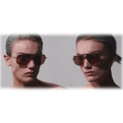 DITA - Symeta - Type 403 - White Gold - DTS126 - Sunglasses - DITA Eyewear - Avvenice