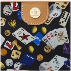 Divo Diva - Antibes - Black - Leather Handbag - Made in Italy - Life is a Game Collection - Luxury High Quality - Avvenice