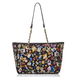 Divo Diva - Antibes - Dark Black - Leather Handbag - Made in Italy - Life is a Game Collection - Luxury High Quality - Avvenice