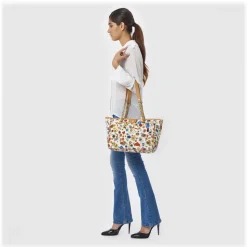 Divo Diva - Antibes - White - Leather Handbag - Made in Italy - Life is a Game Collection - Luxury High Quality - Avvenice