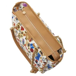 Divo Diva - Antibes - White - Leather Handbag - Made in Italy - Life is a Game Collection - Luxury High Quality - Avvenice