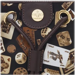 Divo Diva - Casablanca - Dark Brown - Leather Handbag - Made in Italy - Life is a Game Collection - Luxury High Quality - Avvenice