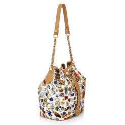 Divo Diva - Casablanca - White - Leather Handbag - Made in Italy - Life is a Game Collection - Luxury High Quality - Avvenice