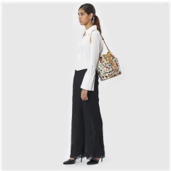 Divo Diva - Casablanca - White - Leather Handbag - Made in Italy - Life is a Game Collection - Luxury High Quality - Avvenice