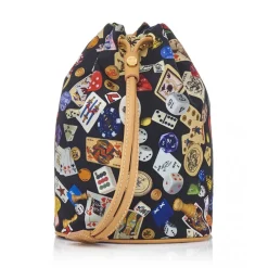 Divo Diva - Deauville - Black - Leather Handbag - Made in Italy - Life is a Game Collection - Luxury High Quality - Avvenice