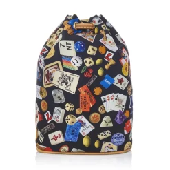 Divo Diva - Deauville - Black - Leather Handbag - Made in Italy - Life is a Game Collection - Luxury High Quality - Avvenice