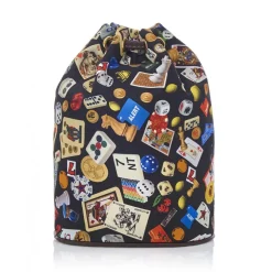 Divo Diva - Deauville - Dark Black - Leather Handbag - Made in Italy - Life is a Game Collection - Luxury High Quality - Avvenice