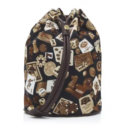 Divo Diva - Deauville - Dark Brown - Leather Handbag - Made in Italy - Life is a Game Collection - Luxury High Quality - Avvenice