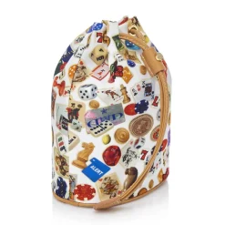 Divo Diva - Deauville - White - Leather Handbag - Made in Italy - Life is a Game Collection - Luxury High Quality - Avvenice